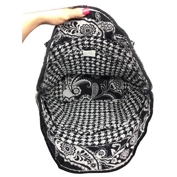 Vera Bradley Midnight Paisley Tote - New with Tag - Picture 3 of 13
